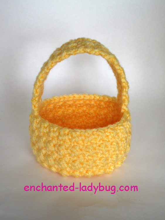 Free Crochet Easter Basket Pattern