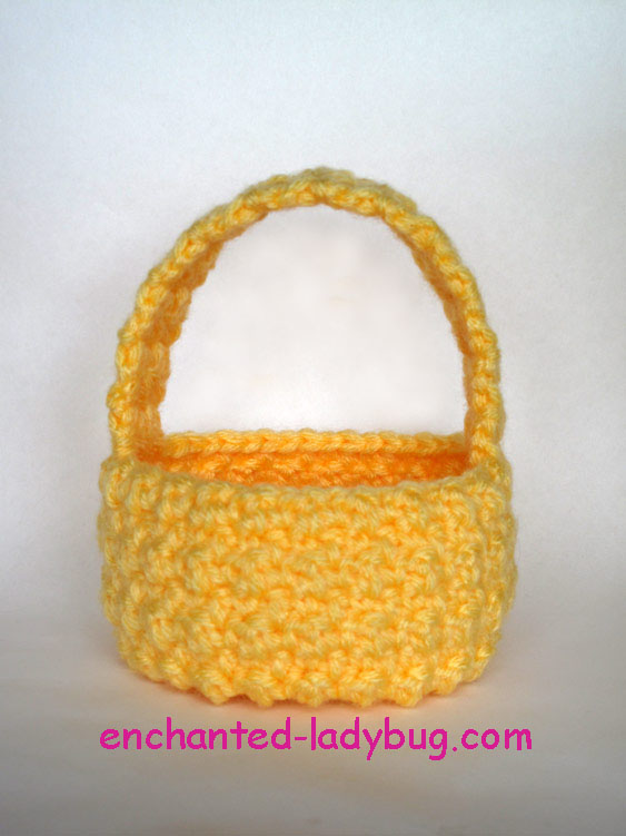 Free Crochet Easter Basket Pattern