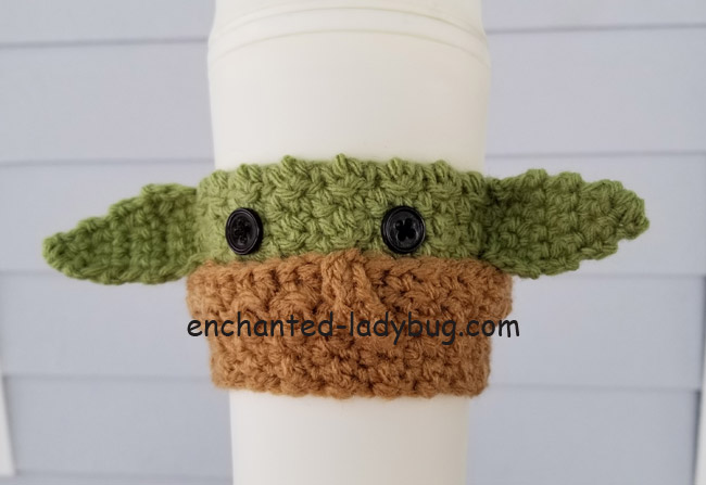 Baby yoda c2c online crochet pattern