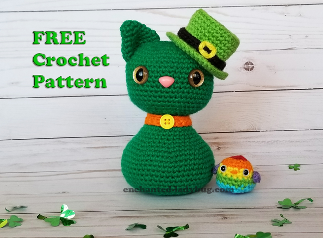 St. Patrick's Day Can Cozy - Free Crochet Pattern