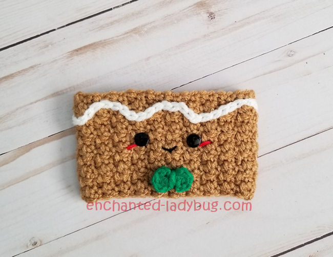 Gingerbread Cup Cozy - Free Crochet Pattern - OkieGirlBling'n'Things