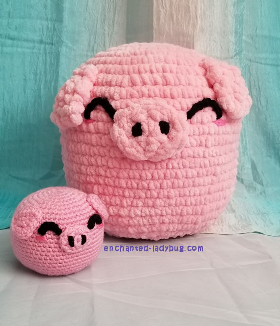 Gumdrop Buddies Wally the Pig Free Crochet Plush Pattern