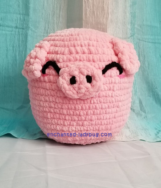 Gumdrop Buddies Wally the Pig Free Crochet Plush Pattern